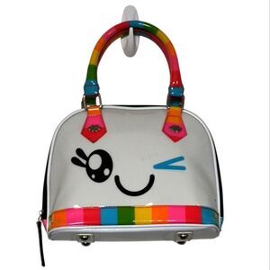 Loungefly Loves So So Happy Rainbow Bowler Purse